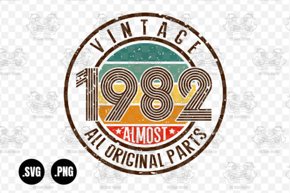 Vintage 1982 Almost All Original Parts Graphics for Crafts