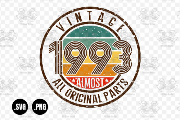 Vintage 1993 Almost All Original Parts Graphics for Crafts